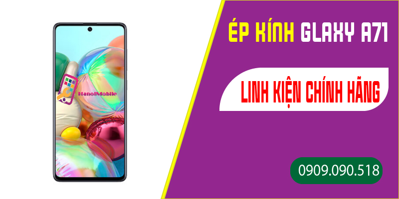 Hình 2: Ép kính linh kiện chính hãng giúp quý khách  yên tâm khi sử dụng